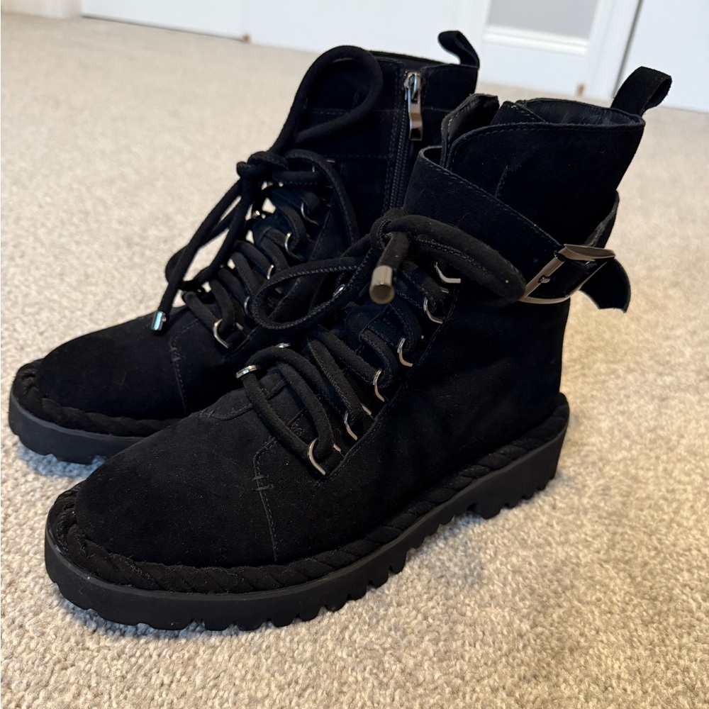 Vince Camuto Ruenalee Women's Lace-Up Boots, size 7 black